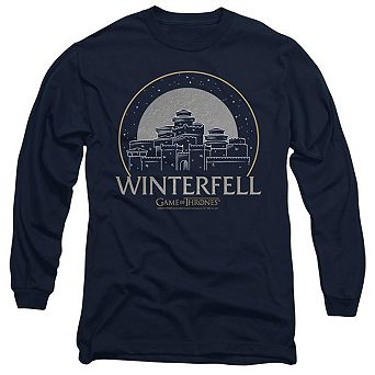 Game Of Thrones Winterfell Long Sleeve Adult T-shirt