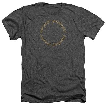Lord Of The Rings One Ring Adult Heather T-shirt