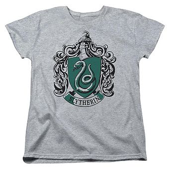 Harry Potter Slytherin Crest Short Sleeve Womens T-shirt