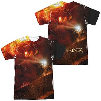 Lord Of The Rings No Passing Short Sleeve Adult Poly Crew T-shirt