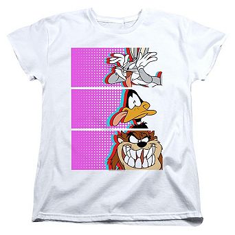 Looney Tunes Tiles Short Sleeve Women´s T-Shirt