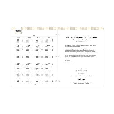 Day Designer Teacher Lesson Planning Book