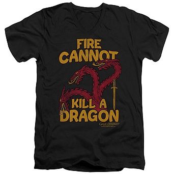 Game Of Thrones Dragons With Fire Short Sleeve T-shirt