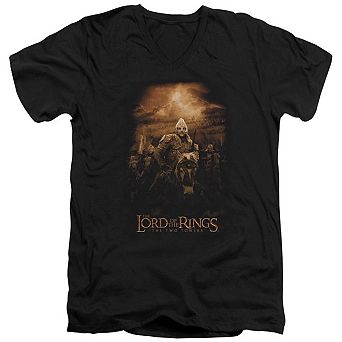 Lord Of The Rings Riders Of Rohan Short Sleeve Adult V Neck T-shirt