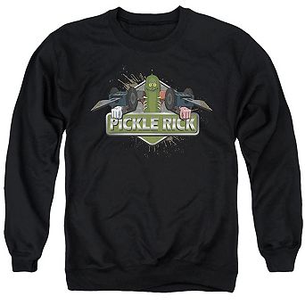 Rick And Morty Pickle Rick Adult Crewneck Sweatshirt