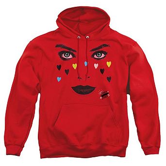 Birds Of Prey Red Harley Adult Pull Over Hoodie