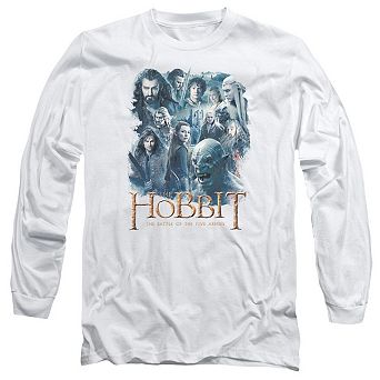 Hobbit Main Characters Long Sleeve Adult T-shirt