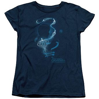 Fantastic Beasts 2 Newt Silhouette Short Sleeve Women´s T-Shirt