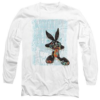 Looney Tunes Graffiti Rabbit Long Sleeve Adult T-shirt