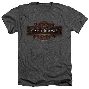 Game Of Thrones Title Sequence Logo Adult Heather T-shirt