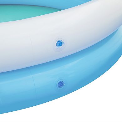 H2OGO! Sharktastic Kids Inflatable Sprinkler Play Pool
