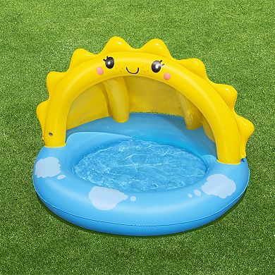 H2OGO! Sunny Days Inflatable Shaded Kiddie Pool