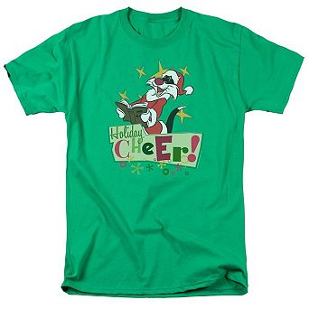 Looney Tunes Cheer Sylvester Short Sleeve Adult T-shirt