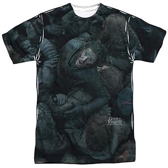 Game Of Thrones Jon Snow The Throne Short Sleeve Adult Poly Crew T-shirt