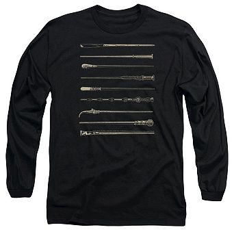 Fantastic Beasts 2 Wands Long Sleeve Adult T-shirt