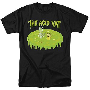 Rick And Morty The Acid Vat Short Sleeve Adult T-shirt