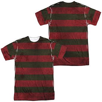 Nightmare On Elm Street Freddy Sweater Short Sleeve Adult Poly Crew T-shirt