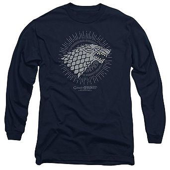 Game Of Thrones Stark Burst Sigils Long Sleeve Adult T-shirt