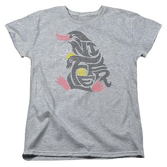 Fantastic Beasts Niffler Short Sleeve Womens T-shirt