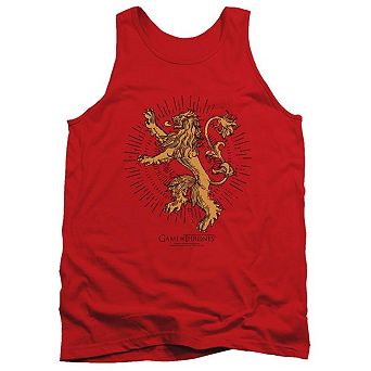 Game Of Thrones Lannister Burst Sigil Adult Tank Top