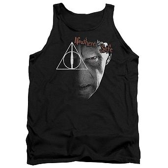 Harry Potter Nowhere Is Safe Adult Tank Top