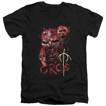 Lord Of The Rings Orcs Short Sleeve Adult V Neck T-shirt