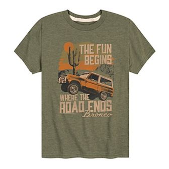 Boys 8-20 Ford Bronco Fun Graphic Tee