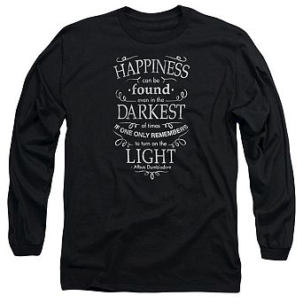 Harry Potter Happiness Long Sleeve Adult T-shirt