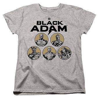 Black Adam Black Adam Contrast Group Short Sleeve Women´s T-Shirt