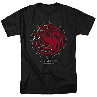 Game Of Thrones Targaryen Burst Sigil Short Sleeve Adult T-shirt