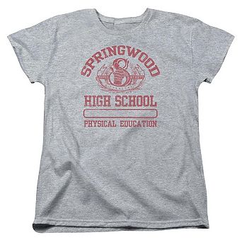 Nightmare On Elm Street Springwood High Short Sleeve Womens T-shirt