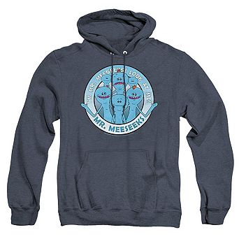 Rick And Morty Mr Meeseeks Adult Heather Hoodie