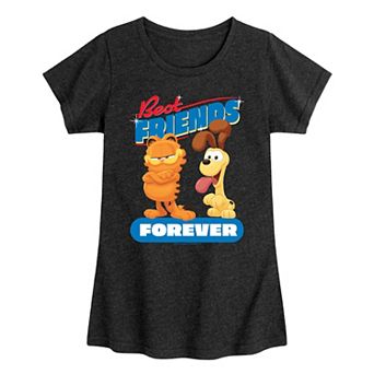 Girls 7-16 The Garfield Movie Best Friends Forever Graphic Tee