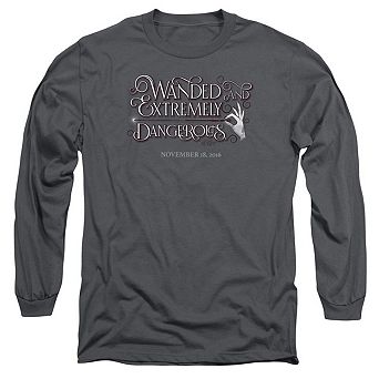 Fantastic Beasts Wanded Long Sleeve Adult T-shirt