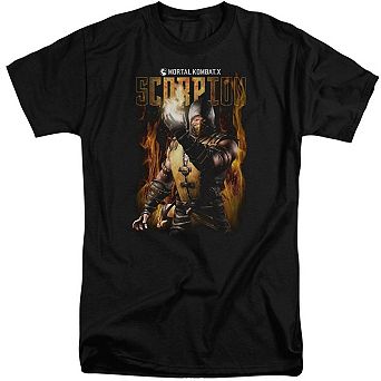 Mortal Kombat Scorpion Short Sleeve Adult Tall T-shirt