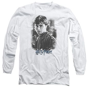 Harry Potter Harry In The Woods Long Sleeve Adult T-shirt