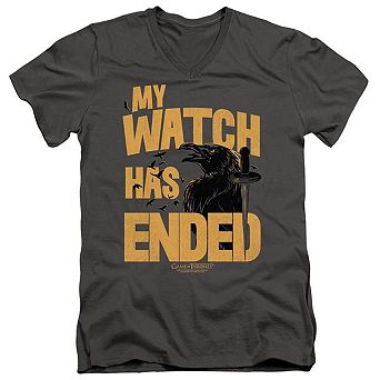 Game Of Thrones My Watch Has Ended Short Sleeve T-shirt