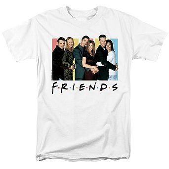 Friends Cast Logo Short Sleeve Adult T-shirt