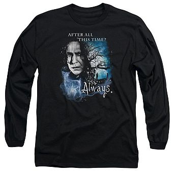 Harry Potter Always Long Sleeve Adult T-shirt