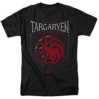 Game Of Thrones House Targaryen Sigil Short Sleeve Adult T-shirt