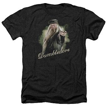 Harry Potter Dumbledore Wand Adult Heather T-shirt