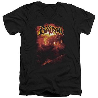 Lord Of The Rings Balrog Short Sleeve Adult V Neck T-shirt