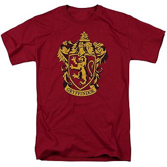 Harry Potter Gryffindor Crest Short Sleeve Adult T-shirt
