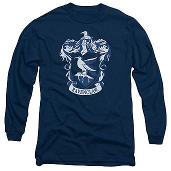 Harry Potter Ravenclaw Crest Long Sleeve Adult T-shirt