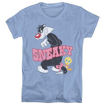 Looney Tunes Sneaky Short Sleeve Womens T-shirt