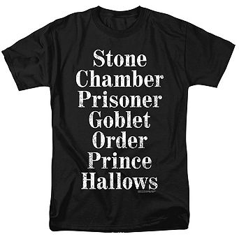 Harry Potter Titles Short Sleeve Adult T-shirt