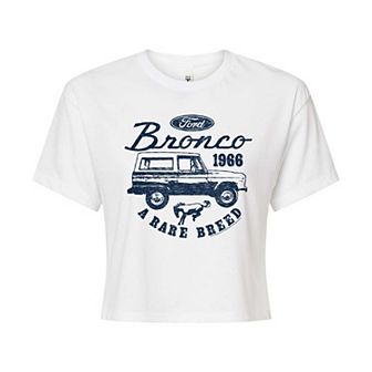 Juniors' Ford Bronco Rare Breed Cropped Tee