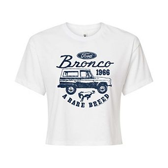 Juniors' Ford Bronco Rare Breed Cropped Tee
