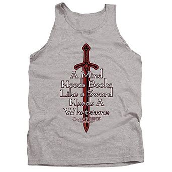 Game Of Thrones The Mind Needs Books Adult Tank Top