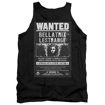 Harry Potter Wanted Bellatrix Adult Tank Top